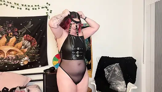 Trying on all my lingerie - striptease, try on haul, naked