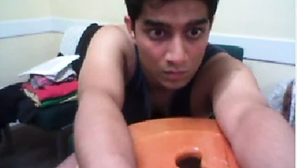 straight guys feet on webcam