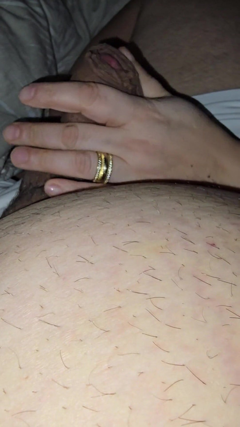 Step son Convincing Step Mom handjob his big dick without problem | Clip 2