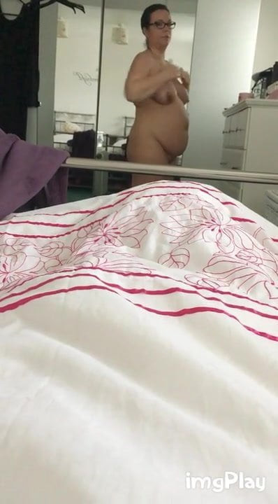 Sexy wife tit massage