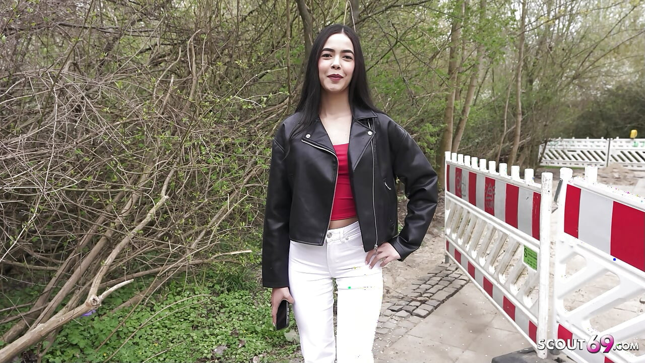 GERMAN SCOUT - Slim and Small Tits Latina Girl Kubera Fortuna at First Casting Fuck