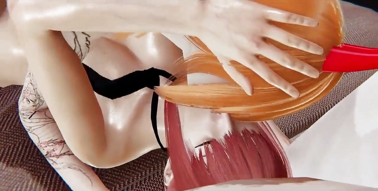 Leash and the Wild - Makima X Power Yuri (vibrator comun) - Chainsaw Man Hentai