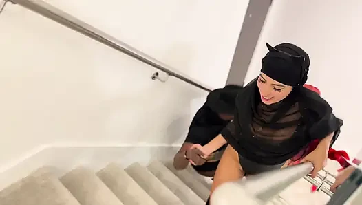 Horny Hijabis From Hell Halloween Threesome