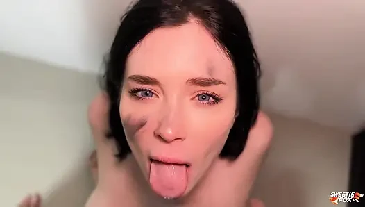 Beauty Auto-Mechanic Deepthroat, Rough Fucks and Gets Facial POV