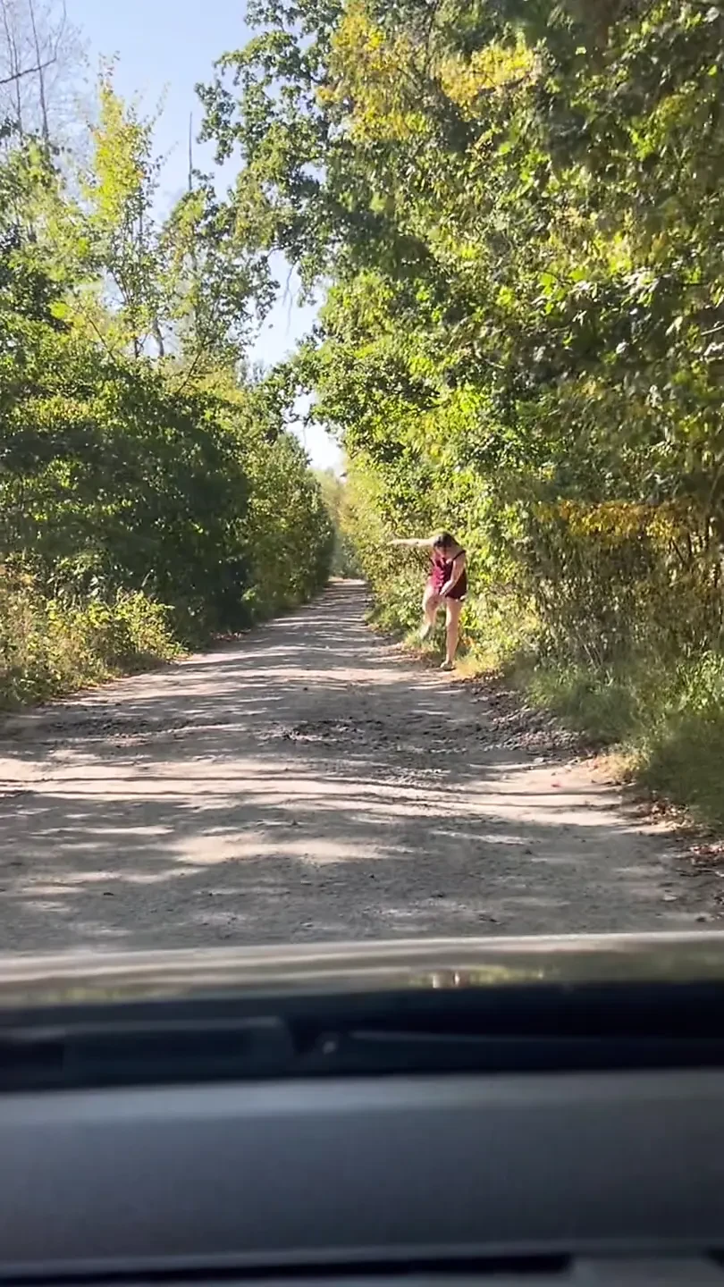 Pissed on the Road Side and Caught by Next Car