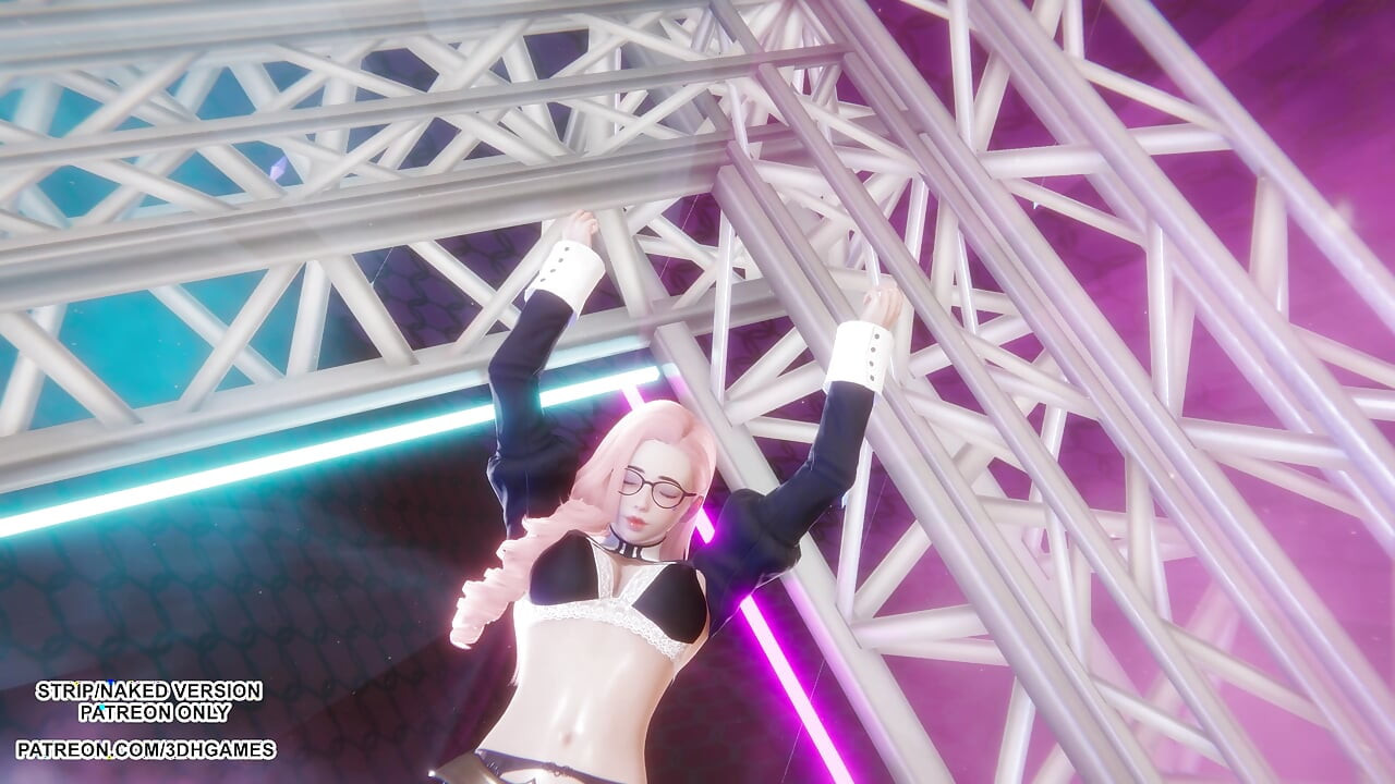 MMD Love It - Seraphine Sexy Kpop Dance League of Legends Hentai Uncensored 4K 60FPS