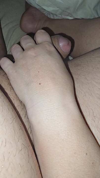 After the Club Step Mom Want to handjob young step son big dick