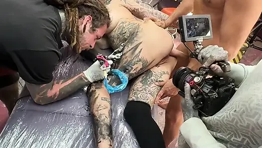Anal Sex During Tattoo Session – Wild Tattoo Shop Behind the Scenes