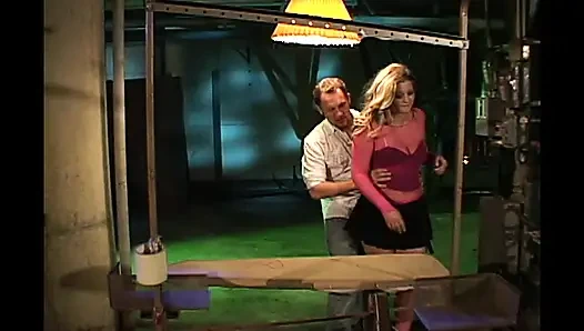 Pink Fihnet Catsuit Blonde Whore Anal Hard Fuck