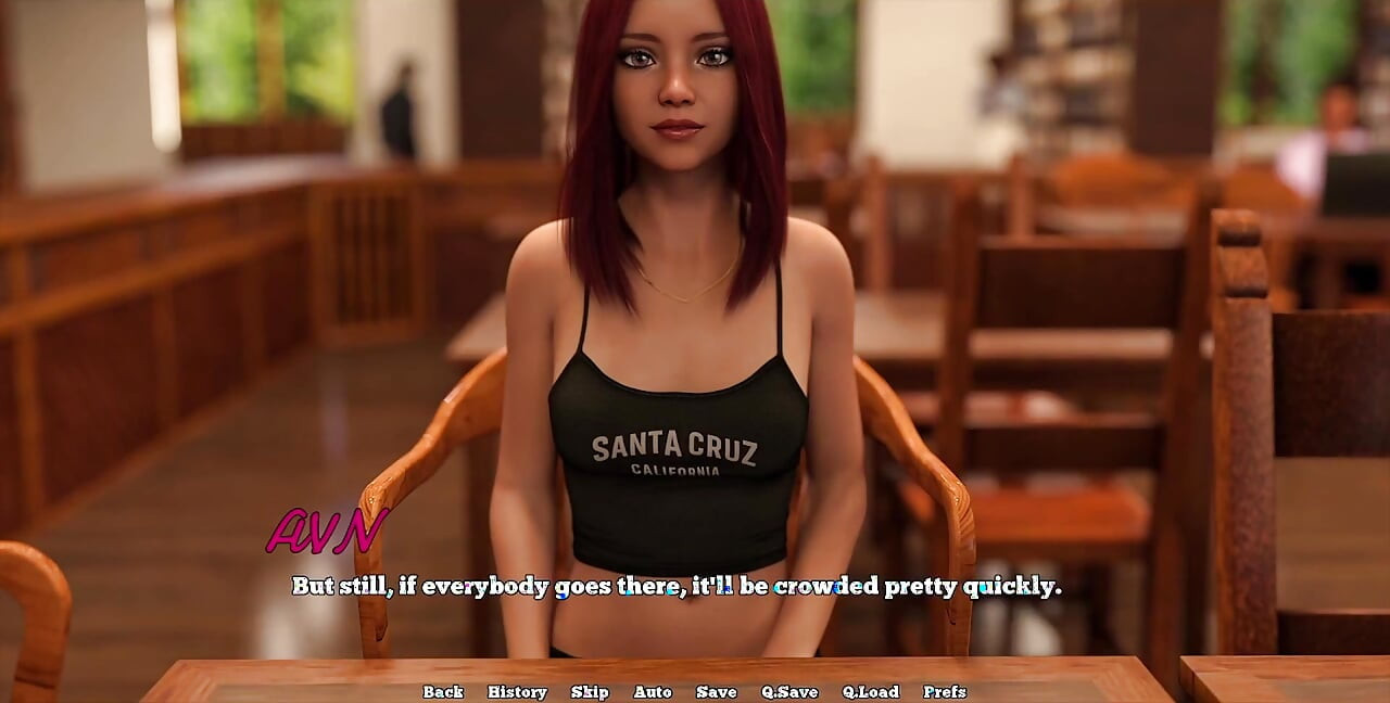Law College - the Librarian Likes to Show Cleavage to Her Students