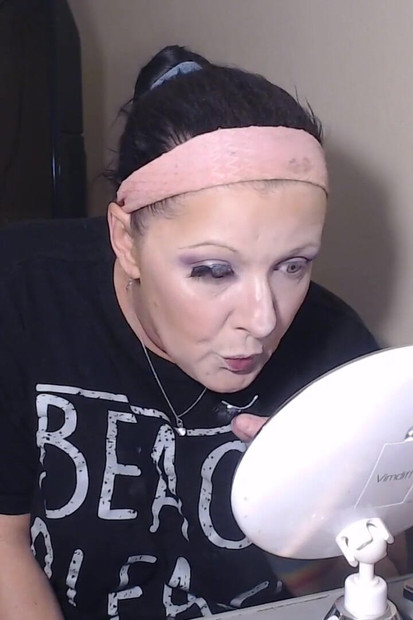 Holiday birthday makeup