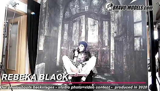 Pemotretan rebeka black 386-backstage - dewasa