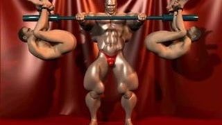 Cartoni Porno Gay: Bodybuilding