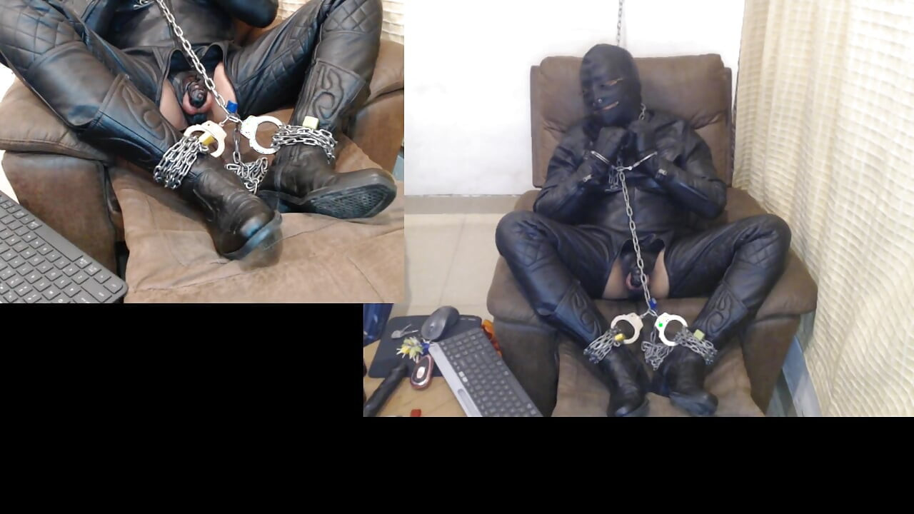 Selfbondage Leather Gay Live