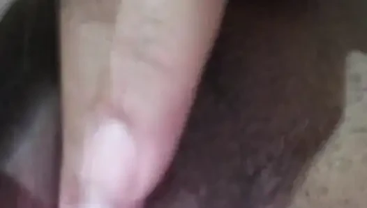 brunette masturbating at home