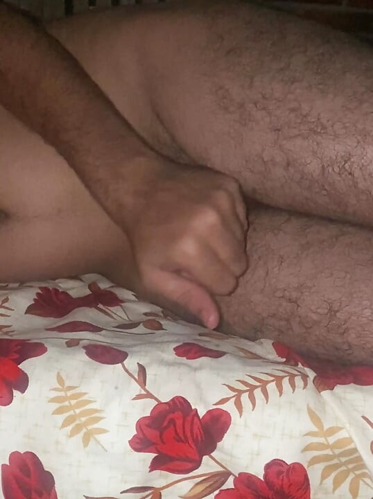 Massage dick hard enjoy guy