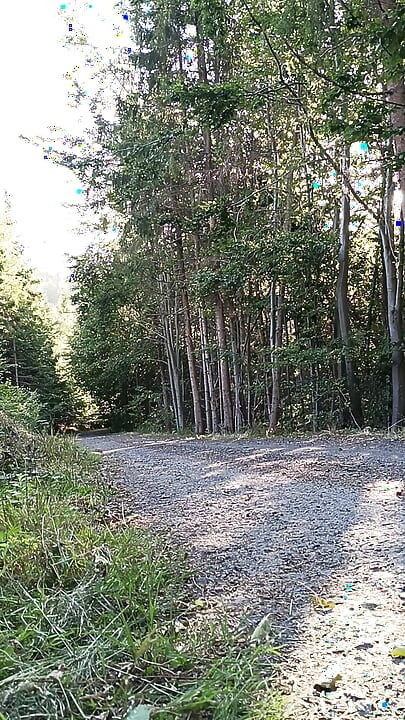 Scooter Rider Outdoor Masturbation