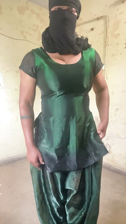 costum strălucitor de satin pentru crossdresser salwar desi