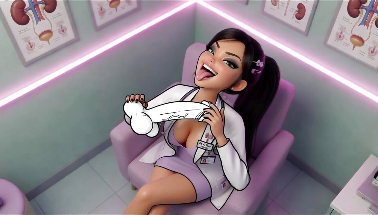 Asian girl doctor helps shrink my erection