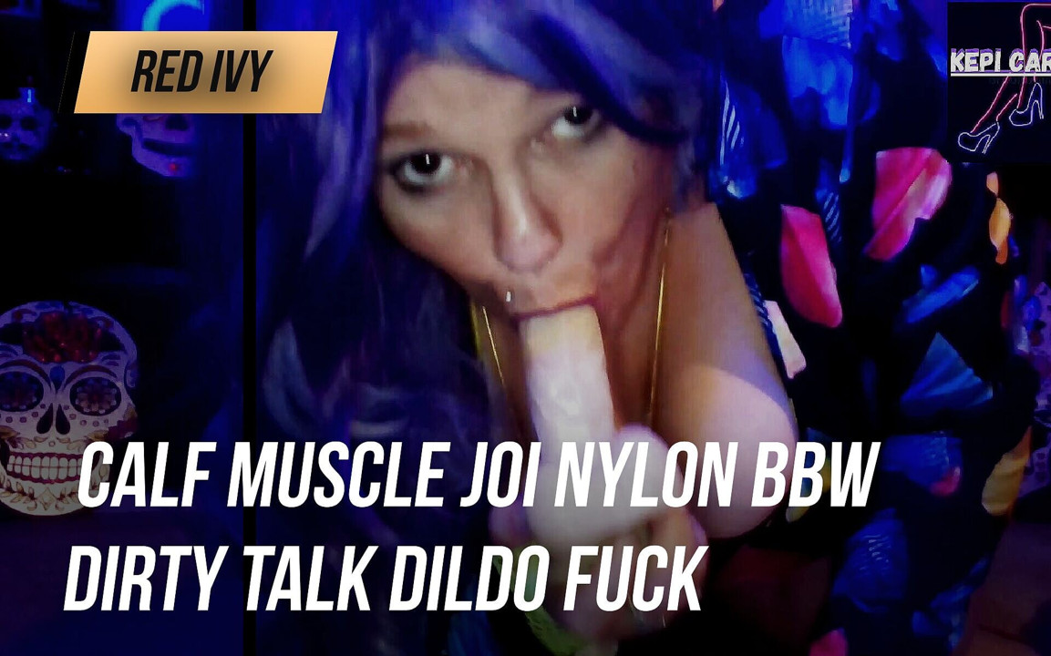 Leggmuskel JOI nylon BBW skitten prat dildo faen