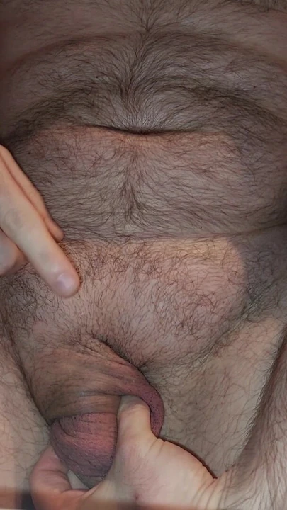 NudeTiger make a magic trick and let his balls disappear