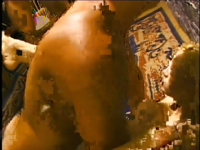 Dudes strocking cock and cumming shemale boobs on the floor