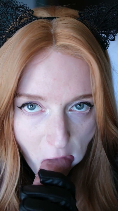 Leather Blowjob | Clip 2