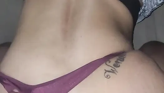 Brunette Feels Horny When Giving Her Ass