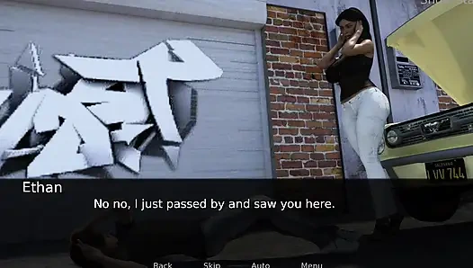 Project Hot Wife - car broke down and then i stripped and saw his dick