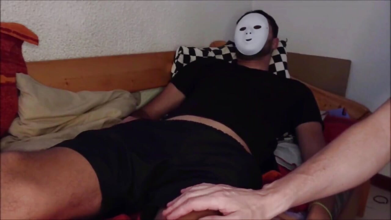 A Guy Gets Fucked by a Masked Man Who Makes Him Swallow His Cum