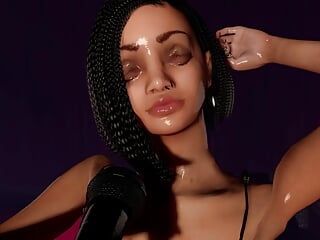 Negra cantora interracial sexo anal e oral