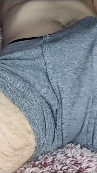 HUGE caged cock can't stand a single touch!! | Clip 1
