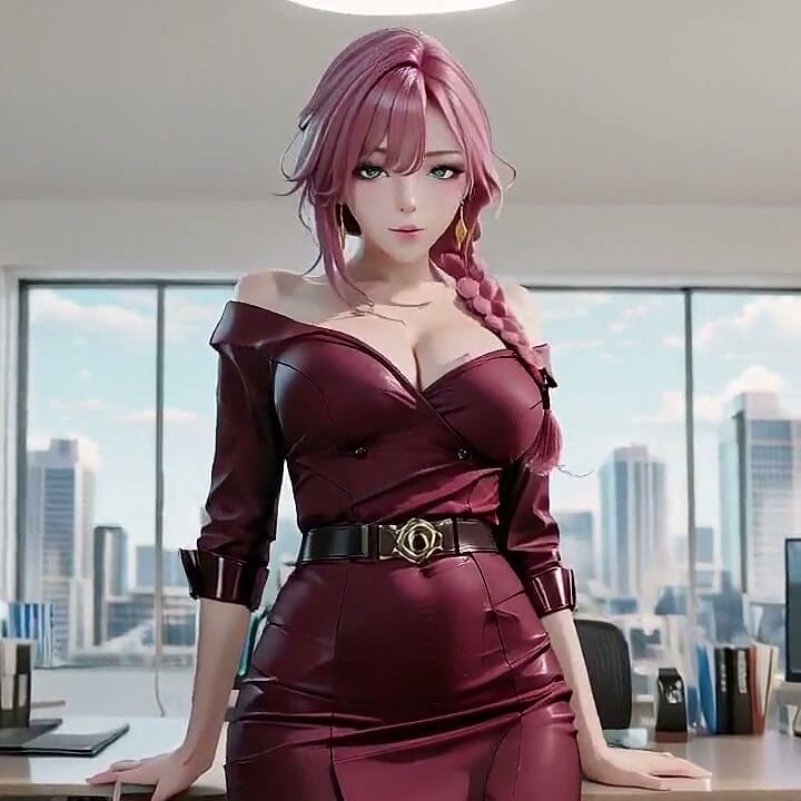 Pink Pony Secretary! Office Private Tease, Can You Handle This Contrast?