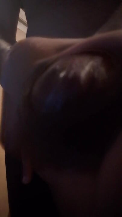 Masked big black cock masturbates