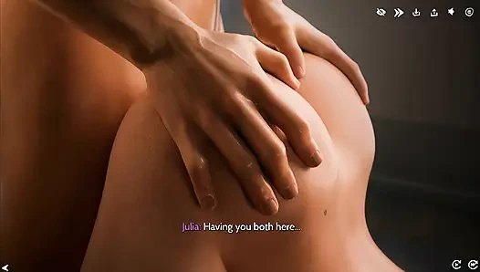 Wanita nakal #2 - chloe & julia mengubah sebotol anggur menjadi seks threesome