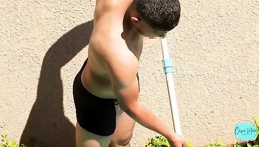 I caught my wife fucking with the boy who cleans the pool