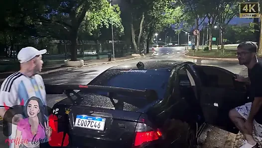 Ich hatte sex auf der Straße tagsüber mit mehreren Autos, die vorbei kamen, ein Müll im freien