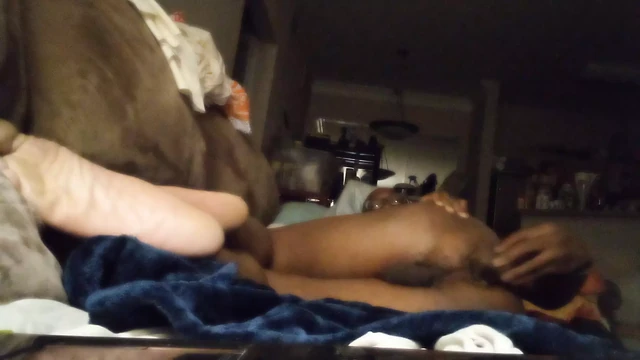 New Years Black Anal Dildo masturbation