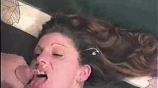 leigh cumshot on face