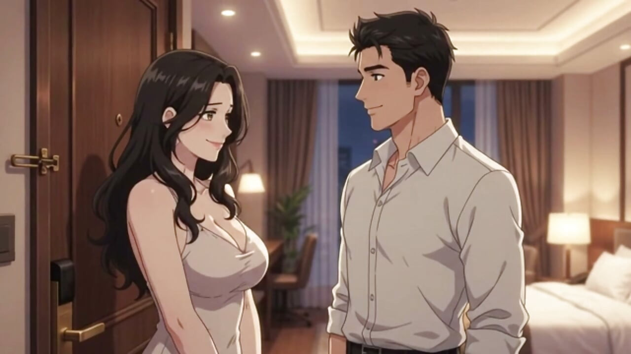 Stranger in Our Hotel Room Roleplay as Wife for one Night