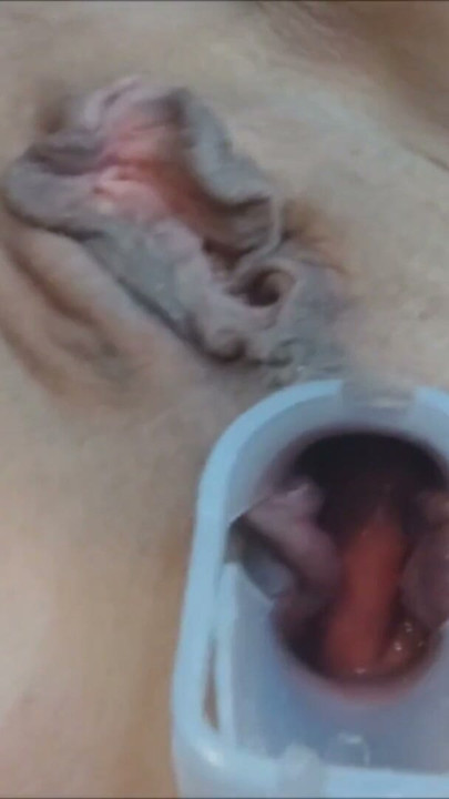 Anal speculum and pussy play wet orgasms close up | Clip 1