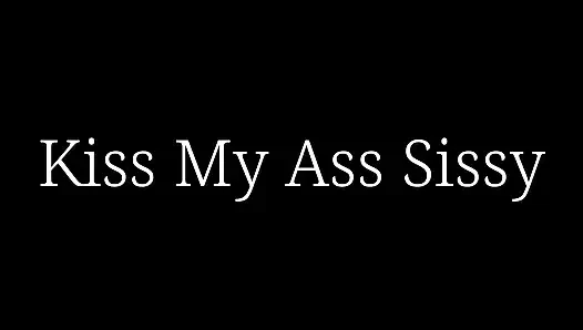 Kiss My Ass Sissy, Ebony Femdomme Divine Feminine Goddess Rosie Reed Sissy Training with Ass Kissing Worship