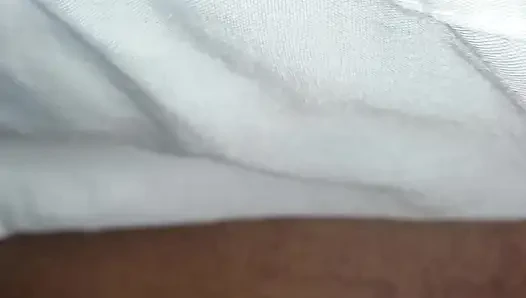 Black mother-in-law gets fucked without a condom, loves to be filled with milk
