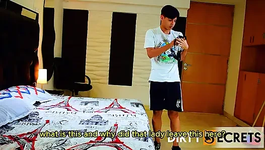 I CATCH MY STEPSON SNIFFING MY PANTIES AND MASTURBATING, AND I DECIDE TO FUCK HIM.