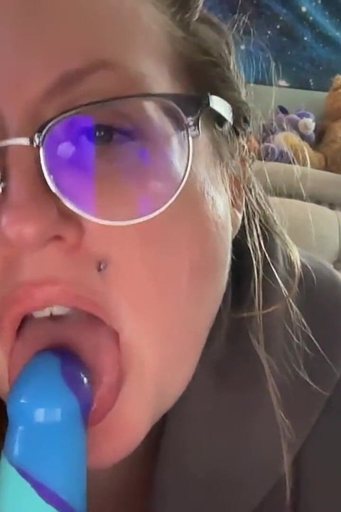 Practicing My Blow Job Skills on a Dildo