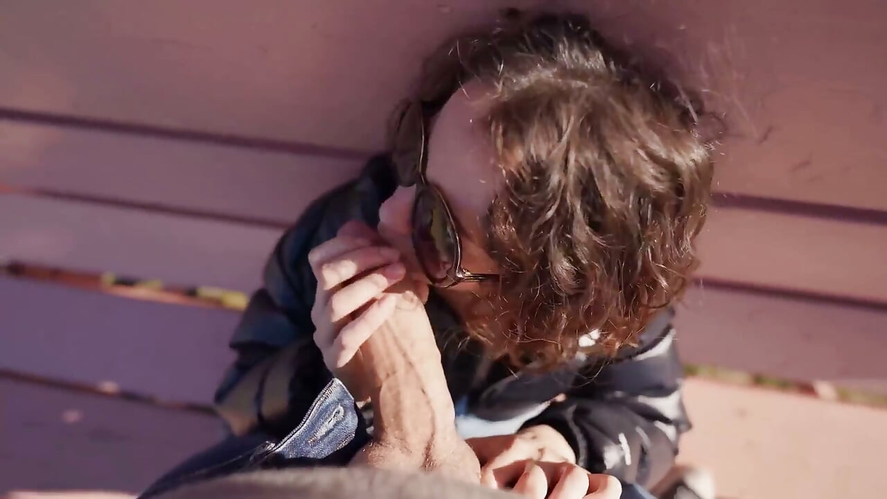 Caught Havin Hard Doggystyle Sex on a Big Bench