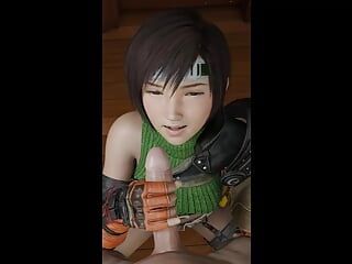 Final Fantasy vii Yuffie Kisaragi Ręczna robota