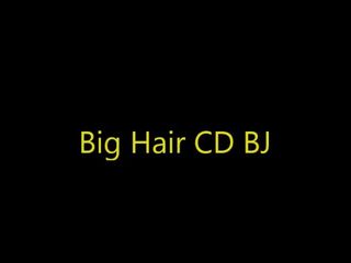 Velké vlasy cd sání cd