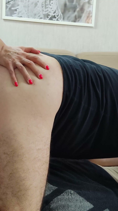 Share my wife with a friend. Threesome. MFM. Cuckold. Bisexual husband. Strapon. 4K. Version 2. Ep27 | Clip 1