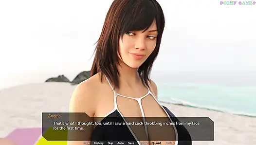 Остров медового месяца от Tk8000 - трение этой белой киски на моем члене 3